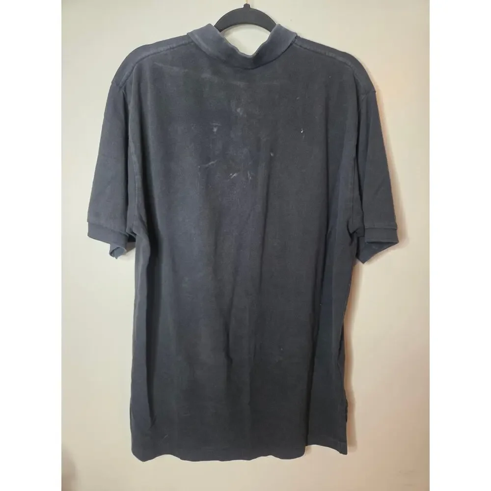 Polo Ralph Lauren Mens Size XL Black Banded Short Sleeve Polo